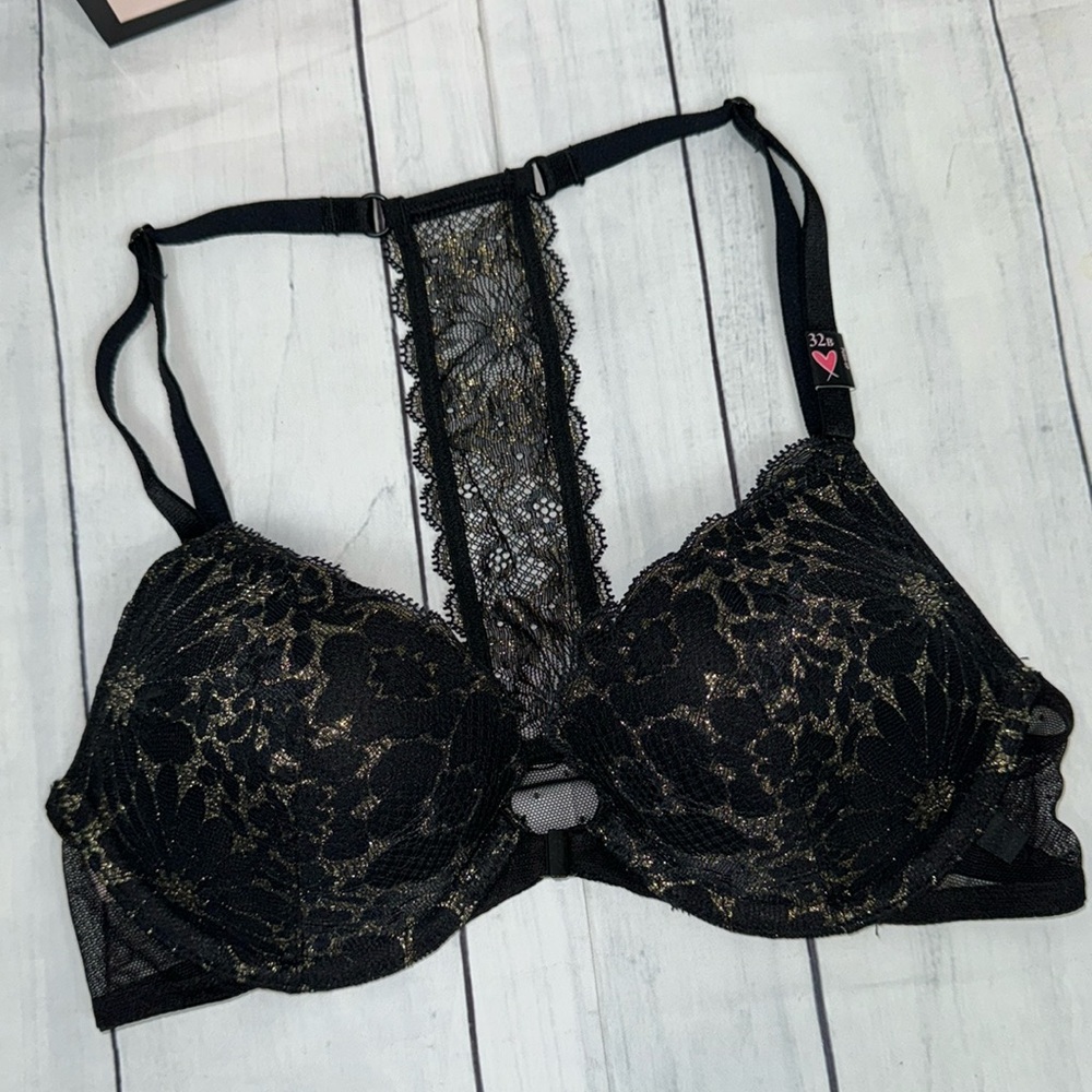 Victorias Secret t strap lace bra